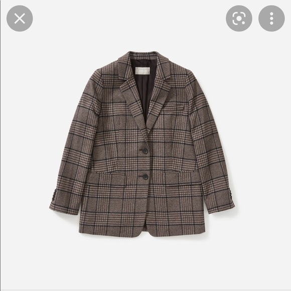 Everlane Wool Oversized Blazer in Chocolate - Picture 5 of 8